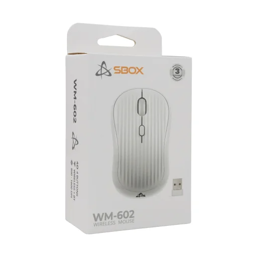 Sbox WM-602 bezdrôtová myš biela - 6