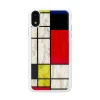 iKins iPhone XR flipové puzdro mondrian white thumbnail