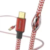 Hama 00201556 Reflexný nabíjací kábel, USB-A – Micro-USB 1,5 m, nylon, červený thumbnail