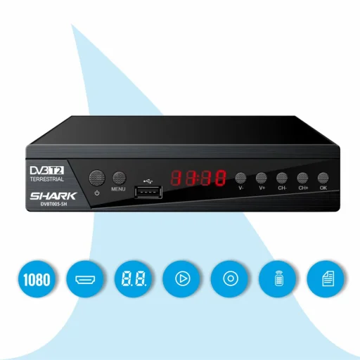 Manta DVBT005-SH TV tuner DVBT-T2/HEVC SHARK - 2