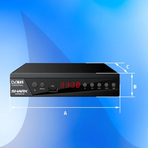 Manta DVBT005-SH TV tuner DVBT-T2/HEVC SHARK - 10
