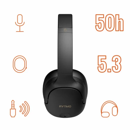Manta HDP1001BK Rytmo Elegance Black slúchadlá - 2