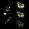Manta SNL103WH Style Neon Lights HORSE biela dekoračná lampa thumbnail