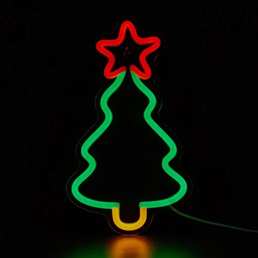 Manta SNL106MT Style Neon Lights CHRISTMAS TREE dekoračná LED lampa - 3