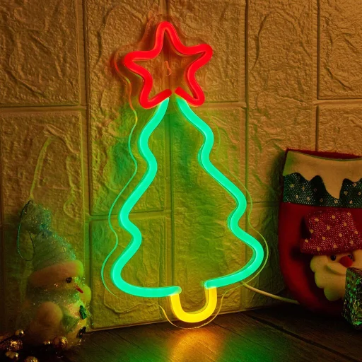 Manta SNL106MT Style Neon Lights CHRISTMAS TREE dekoračná LED lampa - 7