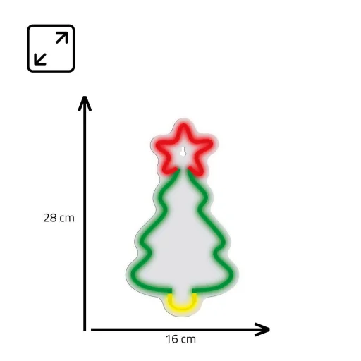 Manta SNL106MT Style Neon Lights CHRISTMAS TREE dekoračná LED lampa - 11