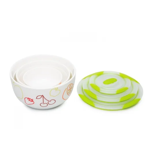 Oursson BS2981RD/GA Green Apple sada šalátových mís - 2