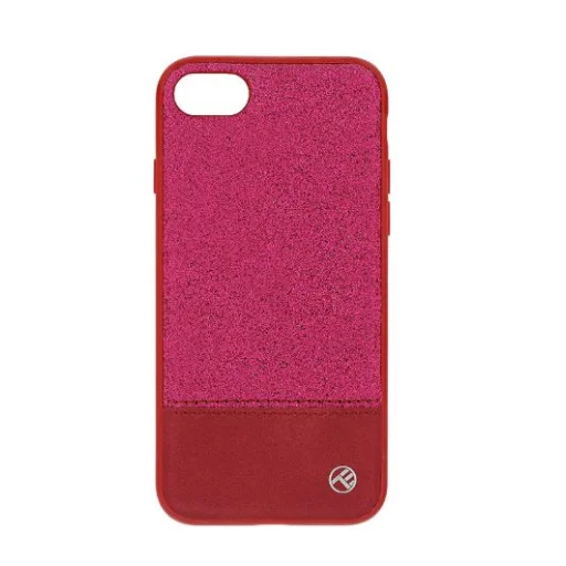Tellur Cover Synthetic Leather Glitter II iPhone 8 ružový kryt - 1