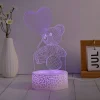 Manta SNL115RGB LED dekoračná lampa srdce RGB 3D thumbnail