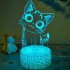 Manta SNL119RGB LED lampa svetelná dekorácia zvieratá RGB 3D thumbnail