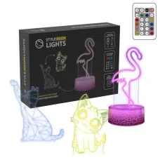 Manta SNL119RGB LED lampa svetelná dekorácia zvieratá RGB 3D
