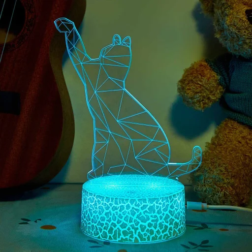 Manta SNL119RGB LED lampa svetelná dekorácia zvieratá RGB 3D - 4