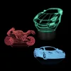 Manta SNL120RGB LED lampa, 3D RGB svetelná dekorácia do vozidla thumbnail