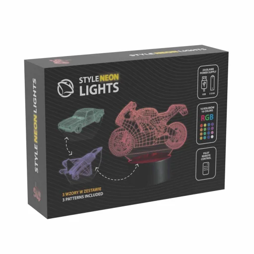 Manta SNL121RGB LED lampa svetelná dekorácia Vozidlá 2 RGB 3D - 2