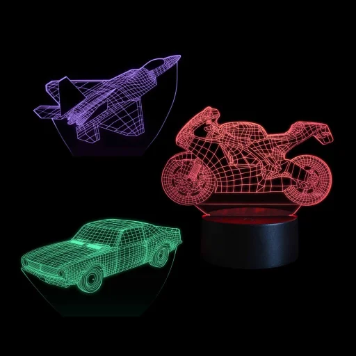 Manta SNL121RGB LED lampa svetelná dekorácia Vozidlá 2 RGB 3D - 6