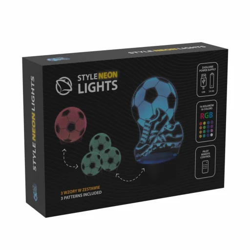 Manta SNL124RGB LED lampa svetelná dekorácia RGB 3D gule - 2