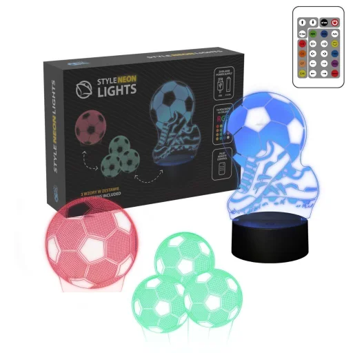 Manta SNL124RGB LED lampa svetelná dekorácia RGB 3D gule - 1
