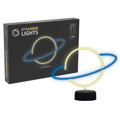 Manta SNL38BLT LED lampa Planéta modrá/biela - 1