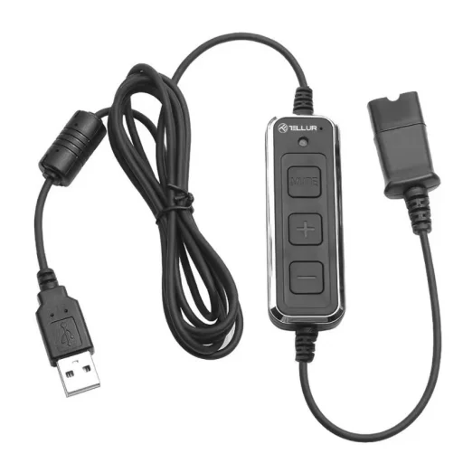 Tellur Voice 520N binaurálny USB headset čierny - 3