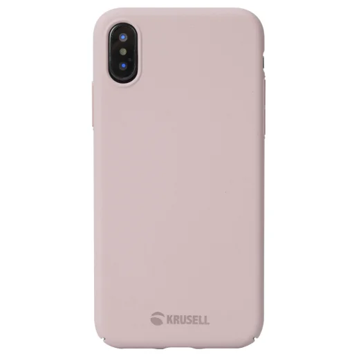 Krusell Sandby Apple iPhone XS Max ružové puzdro - 1