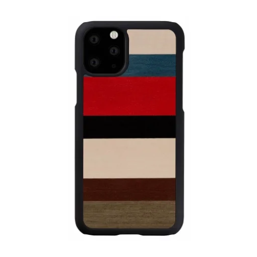 MAN&WOOD puzdro na smartfón iPhone 11 Pro Corallina Black puzdro - 1
