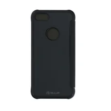 Tellur knižkové puzdro zo syntetickej kože so zrkadlom pre iPhone 8 čierne