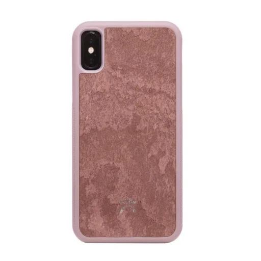 Woodcessories Stone Collection EcoCase iPhone Xs Max kaňonová červená sto058 - 1