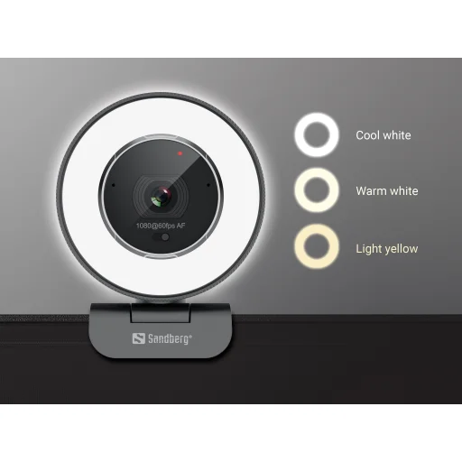 Sandberg 134-39 Streamer USB Webcam Pro Elite webkamera - 9