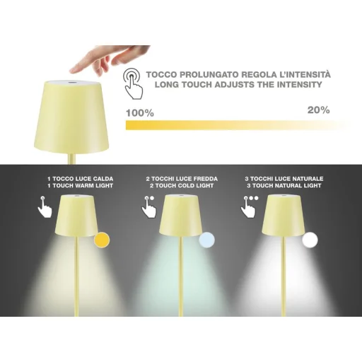 Nabíjateľná stolná lampa Beper P201UTP126 - 3