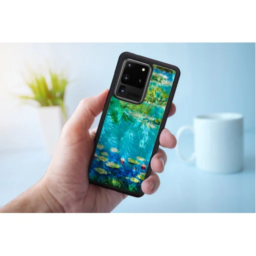iKins puzdro pre Samsung Galaxy S20 Ultra so vzorom lekien, čierne - 4