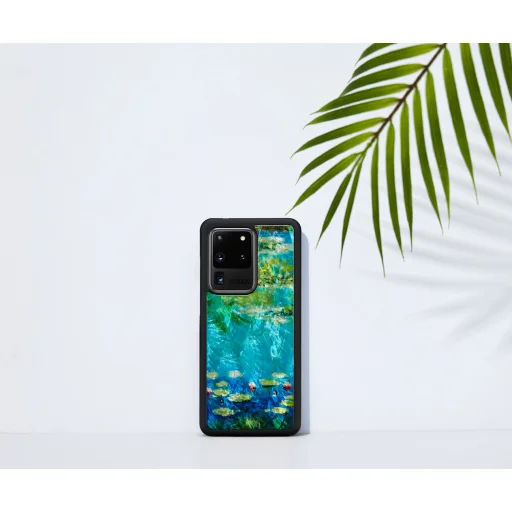 iKins puzdro pre Samsung Galaxy S20 Ultra so vzorom lekien, čierne - 5