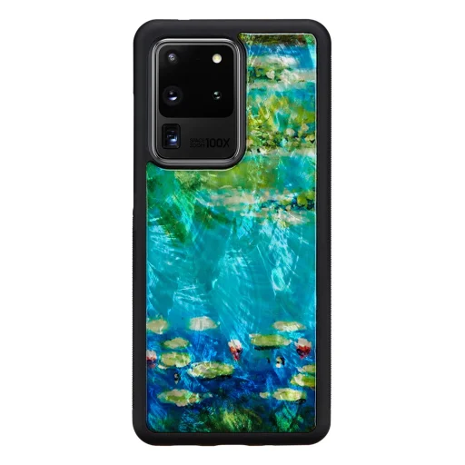 iKins puzdro pre Samsung Galaxy S20 Ultra so vzorom lekien, čierne - 1