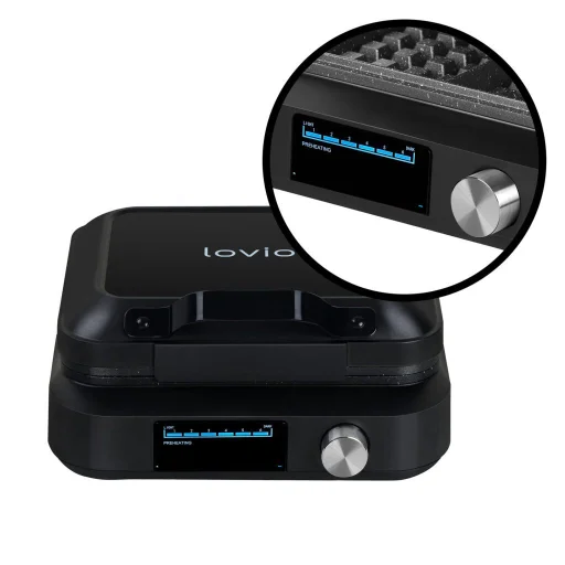 Lovio LVWF002BK vaflovač 1500W čierny - 2
