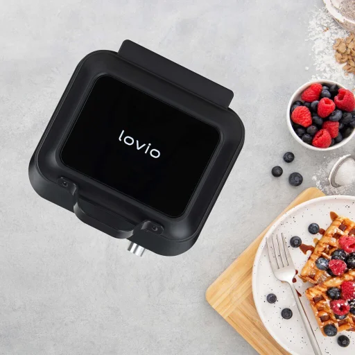 Lovio LVWF002BK vaflovač 1500W čierny - 4