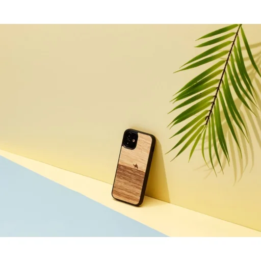 MAN&WOOD terra black puzdro pre iPhone 12 mini - 3