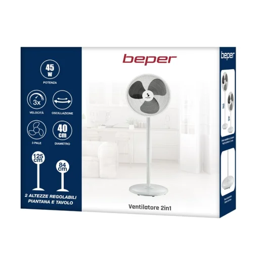 Beper P206VEN152 stojanový a stolový ventilátor - 9