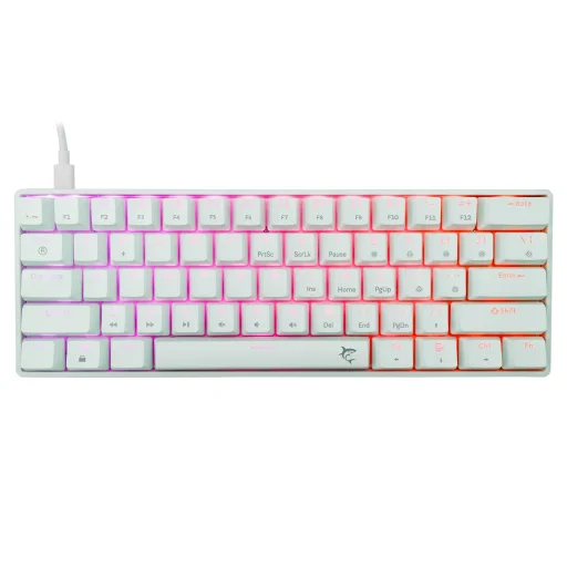 White Shark GK-004211 Shinobi 2 Red Switch biela US herná klávesnica - 1