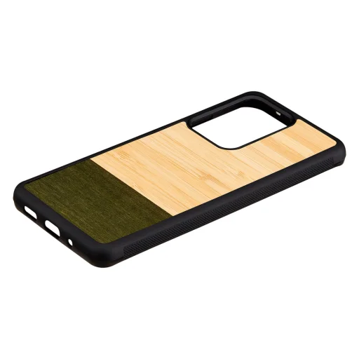 MAN&WOOD Galaxy S20 Ultra puzdro so vzorom čierneho bambusového lesa - 2