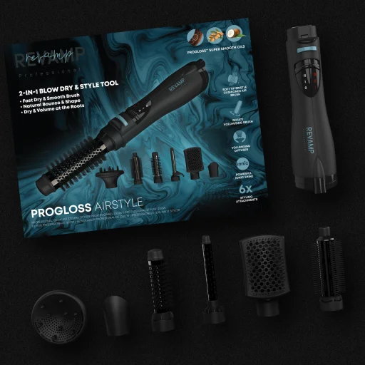 Revamp DR-1250X-EU Progloss Ionic Airstyle kulmofén 6 v 1 - 8