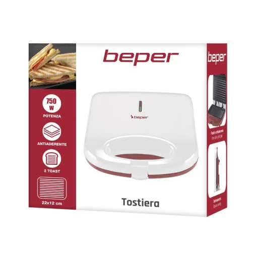 Beper P101TOS010 kompaktný hriankovač - 8