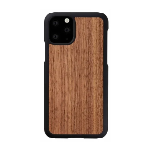 MAN&WOOD iPhone 11 Pro čierny orech čierne puzdro - 1