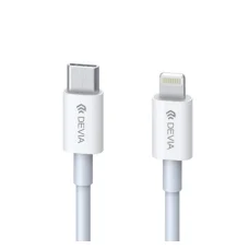 Devia Smart Series PD Type-C – Lightning (MFI) 18W biely nabíjací a dátový kábel