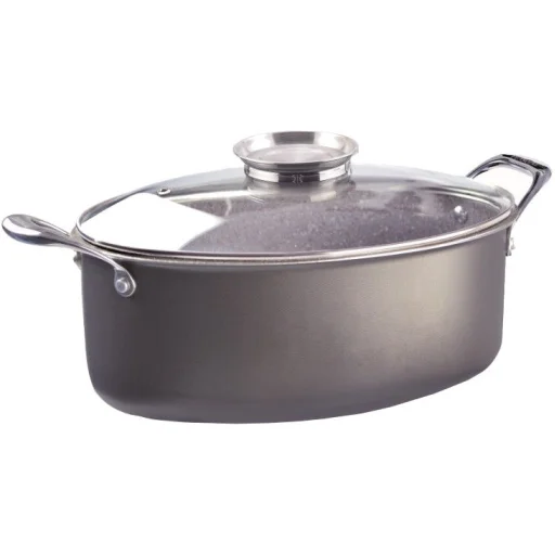 Pensofal 5521 Invictum Professional oválny kastról 32 cm, s 2 rúčkami a sklenenou pokrievkou - 1