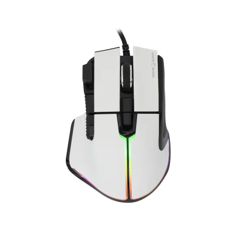 White Shark MARROK GM-9006 biela RGB herná myš - 1