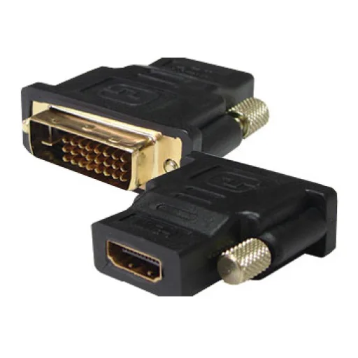 Sbox DVI (24+1) samec -> HDMI A samica adaptér - 1