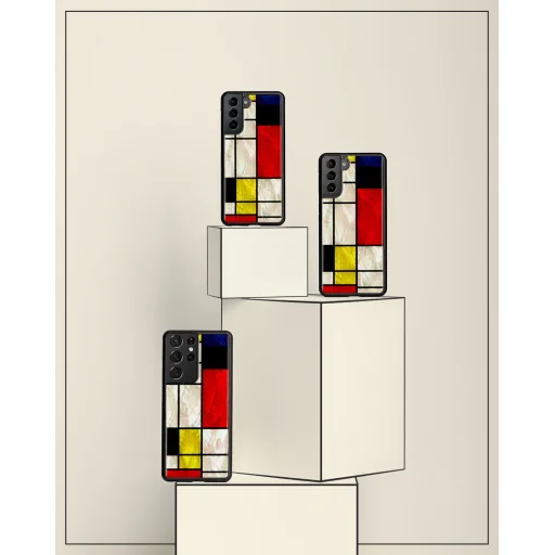 iKins puzdro pre Samsung Galaxy S21+, Modrian čierne - 4