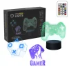 Manta SNL122RGB LED lampa svetelná dekorácia Game 2 RGB 3D thumbnail