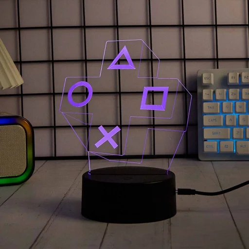 Manta SNL122RGB LED lampa svetelná dekorácia Game 2 RGB 3D - 3