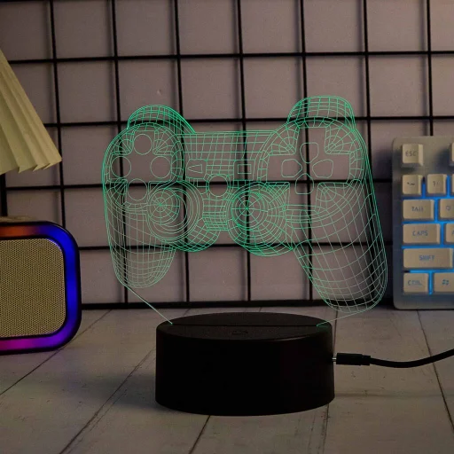 Manta SNL122RGB LED lampa svetelná dekorácia Game 2 RGB 3D - 4