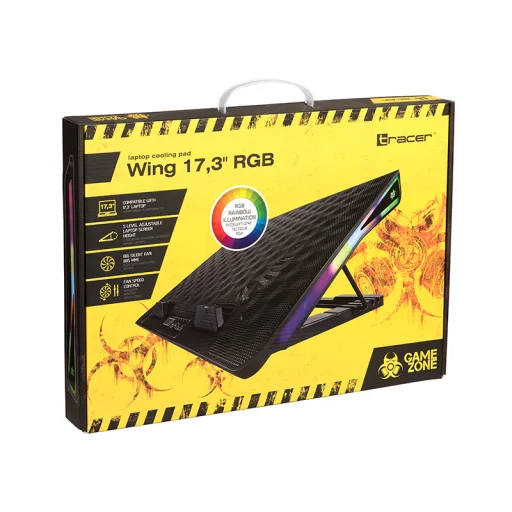 Tracer 46405 Wing 17.3 RGB chladiaca podložka pod notebook - 7